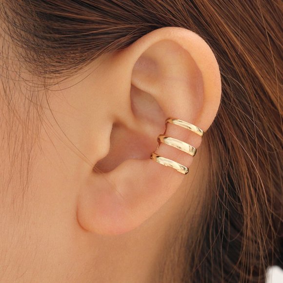 “Raina” Banded No Pierce Boho/Indie Cute Ear Cuff - Picture 1 of 12